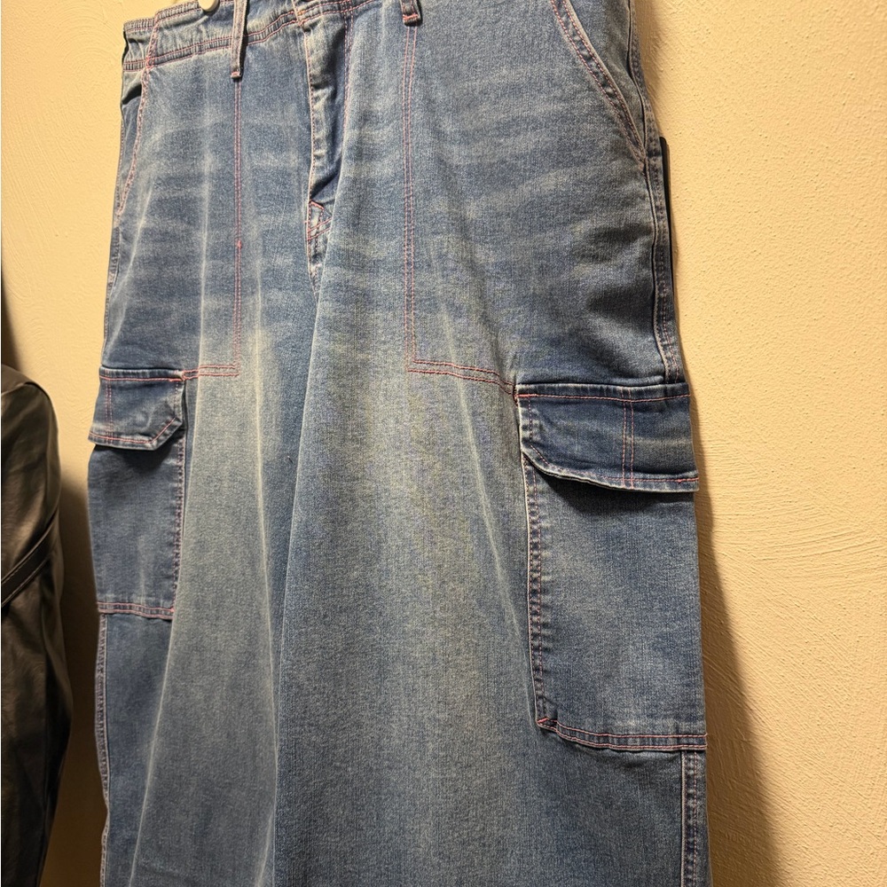 True Religion plus size Blue Flare Jeans